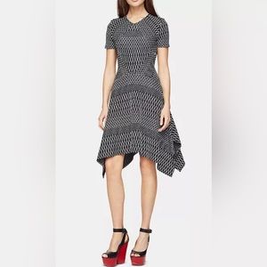 BCBGMaxAzria Arsley Asymmetrical Jacquard
Dress